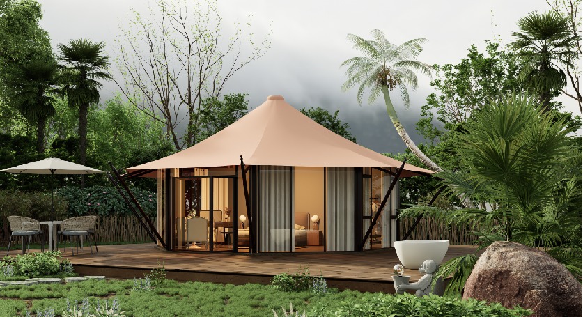 宜川县异形篷房定制：专属设计赋能，打造城市户外专属名片